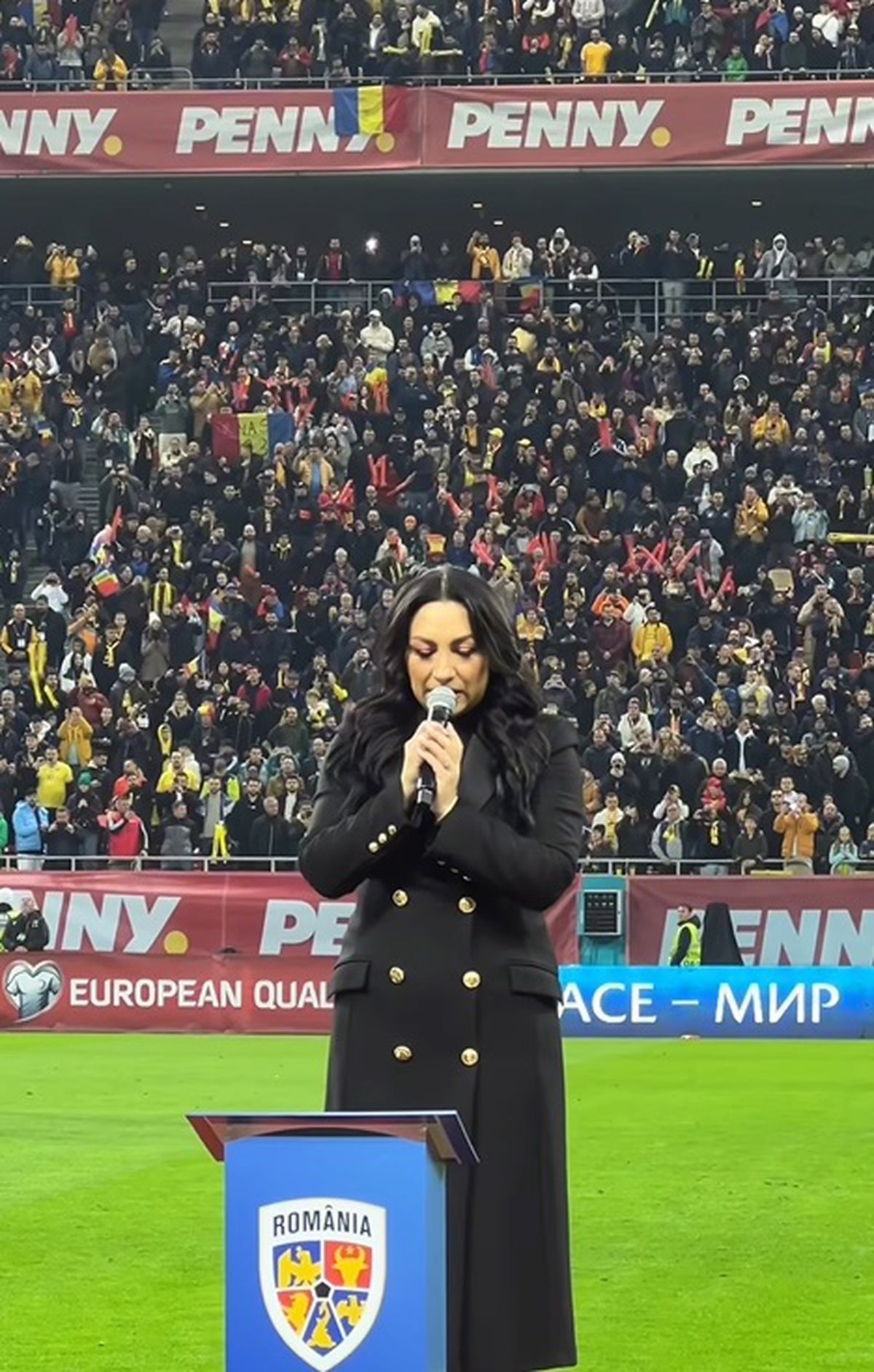 Sarah Dumitrescu - stadion România - Elveția