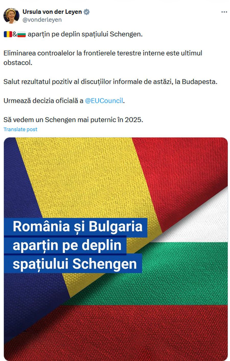 România a primit azi o veste URIAȘĂ de la Comisia Europeană cu privire la Schengen: „Urmează decizia oficială”