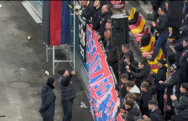 Ce s-a întâmplat la finalul meciului FCSB - Petrolul: reporterii GSP au surprins imaginile din fața peluzei