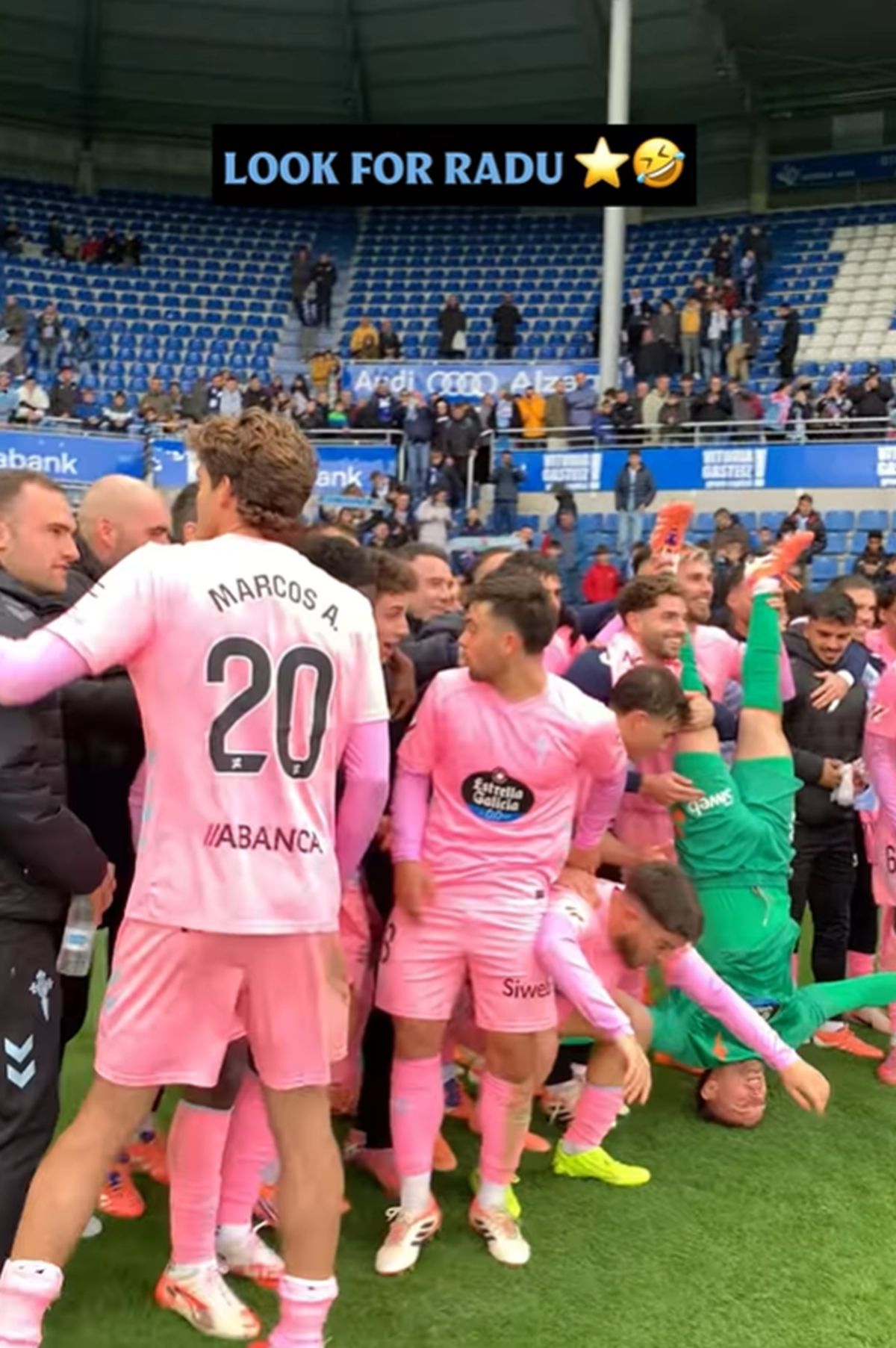 Ionuț Radu, imagini virale în Spania