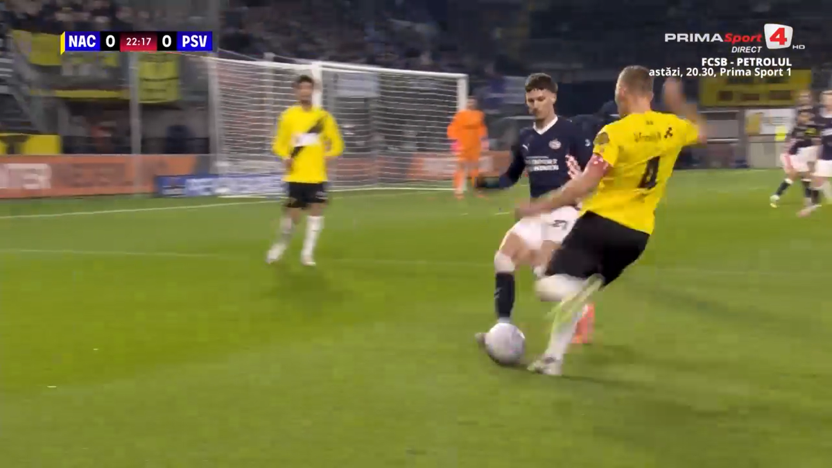 Cu Dennis Man pe teren 70 de minute, PSV a obținut o victorie scurtă cu NAC Breda