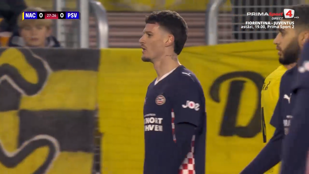 Cu Dennis Man pe teren 70 de minute, PSV a obținut o victorie scurtă cu NAC Breda