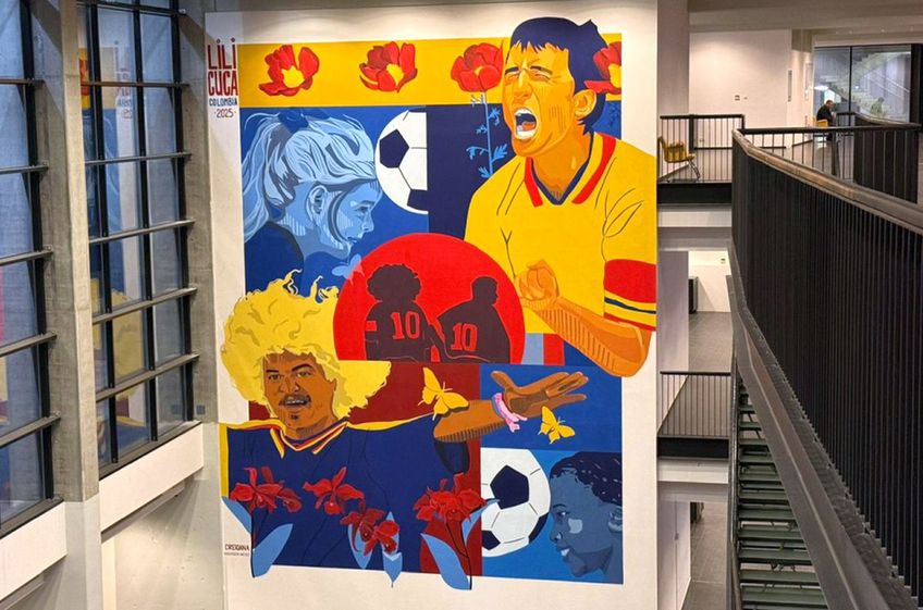 Cum arată muralul cu Gheorghe Hagi de la Arena Națională