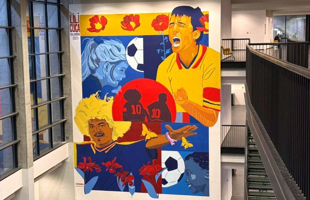 Imaginea cu Gheorghe Hagi apărută la Arena Națională » Ce semnifică muralul