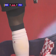 Dennis Man, în NAC Breda - PSV // FOTO: captură Prima Sport