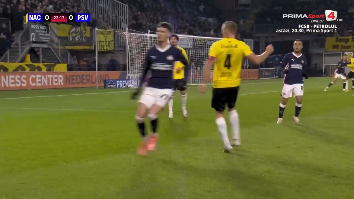 Dennis Man, în NAC Breda - PSV