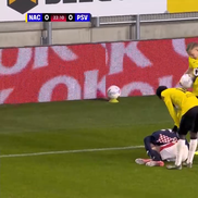 Dennis Man, în NAC Breda - PSV // FOTO: captură Prima Sport