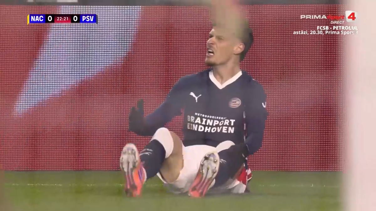 Cu Dennis Man pe teren 70 de minute, PSV a obținut o victorie scurtă cu NAC Breda