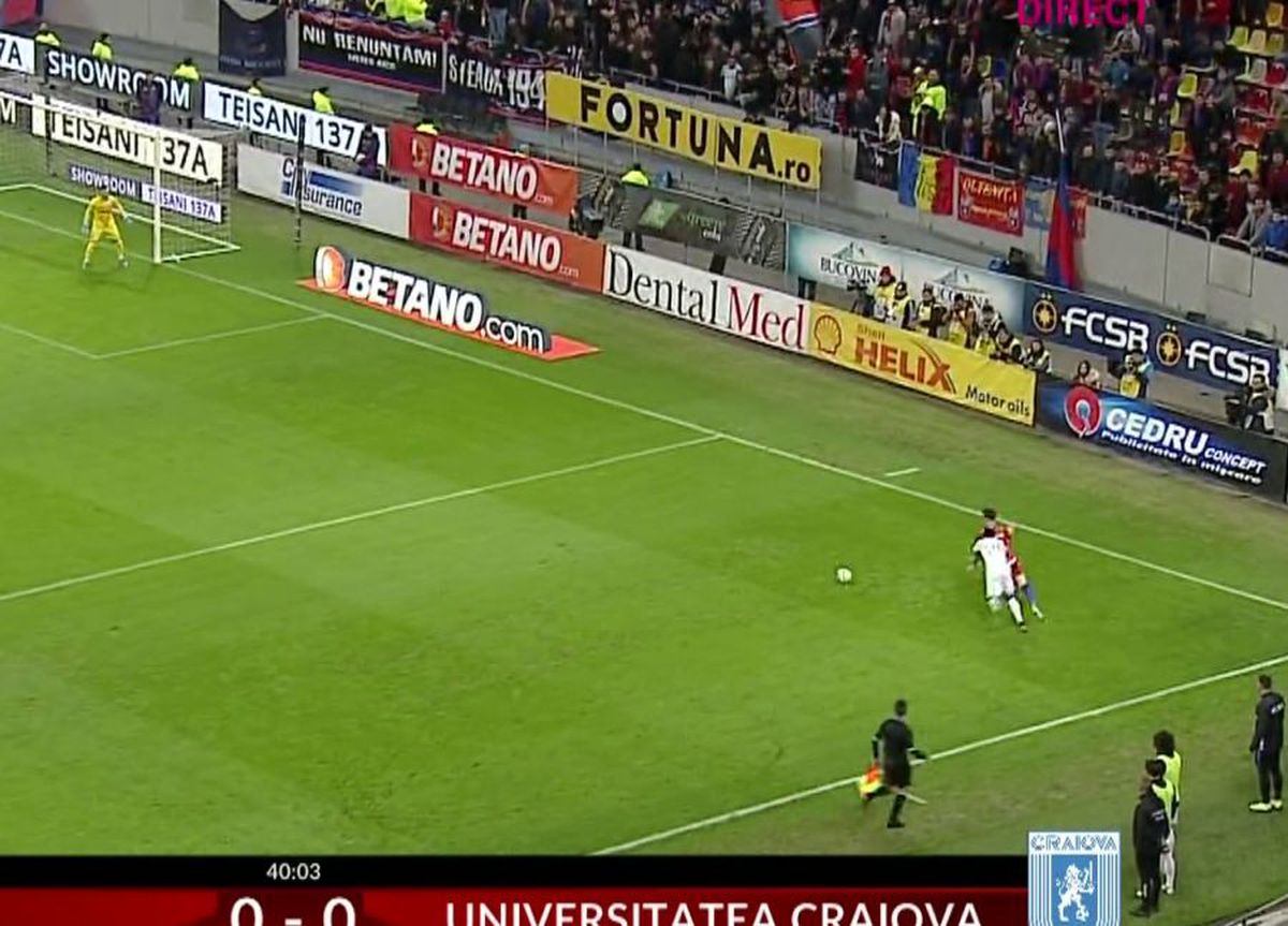 FCSB - CRAIOVA 2-0 // FOTO S-au distrat cu apărarea lui Pițurcă! 3 faze de generic în decurs de 5 minute: Florinel Coman i-a încheiat cariera lui Vlădoiu :)