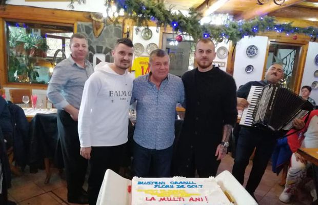 Alibec și Budescu, cetățeni de onoare în Bușteni » Ceremonie specială, cu tort și lăutari