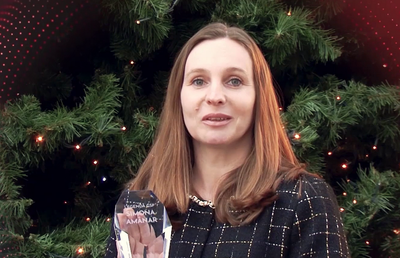 GALA GSP 2020 / Simona Amânar a primit trofeul de Legendă GSP: „Mulțumesc că aveți încredere în mine”