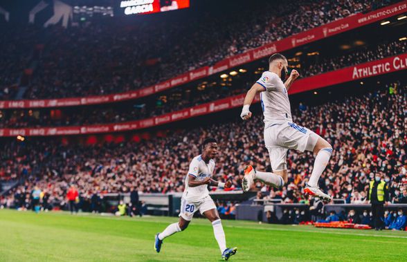 Bilbao - Real Madrid s-a „terminat” în minutul 10 » Benzema a dat recital