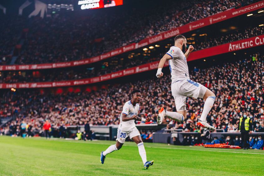 Real Madrid a învins-o în deplasare pe Athletic Bilbao, scor 2-1, în runda #21 din La Liga