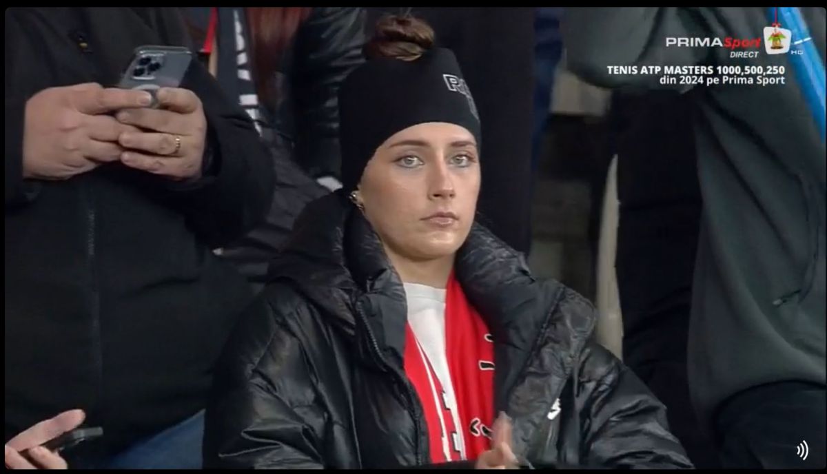 Andreea Prisăcariu, „sub acoperire” la meciul Dinamo - FC Voluntari, de pe „Arcul de Triumf”