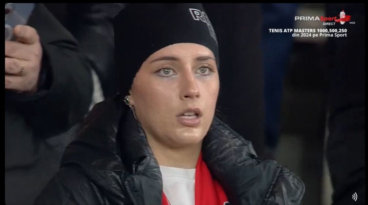 Andreea Prisăcariu, „sub acoperire” la meciul Dinamo - FC Voluntari, de pe „Arcul de Triumf”