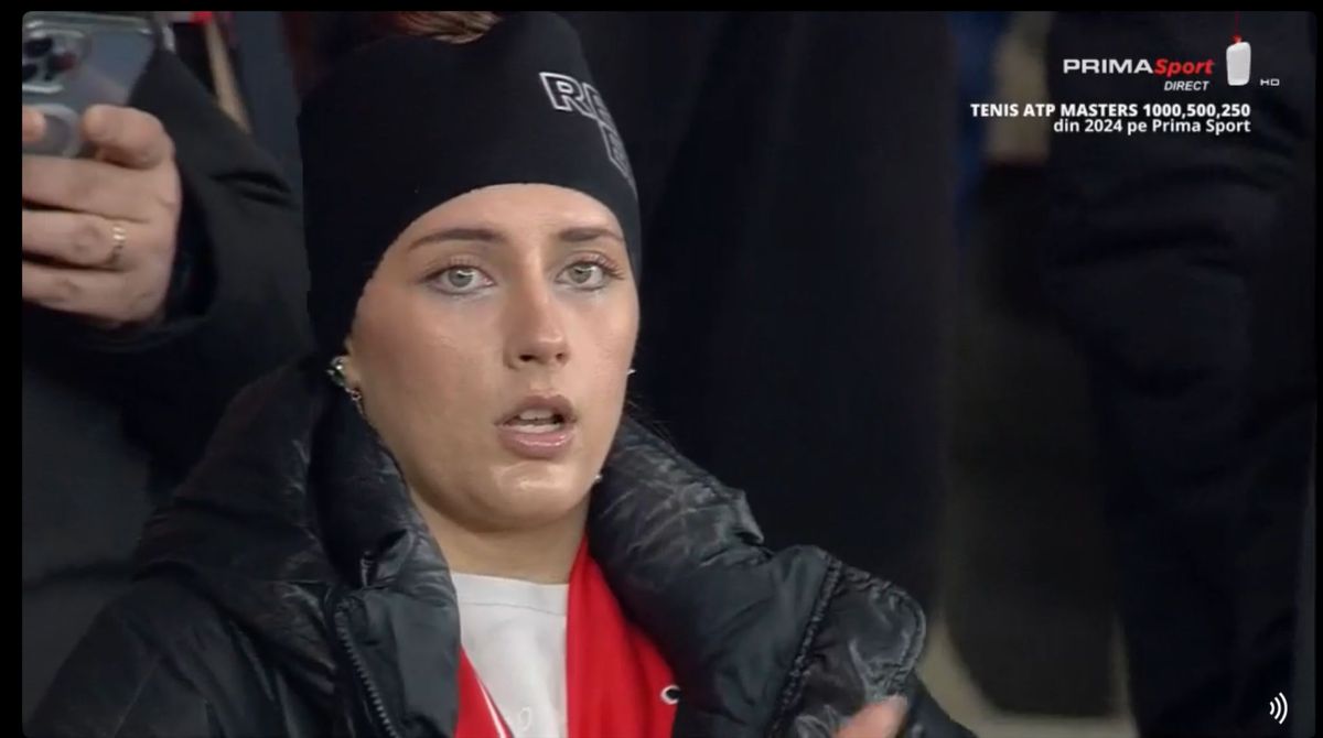 Andreea Prisăcariu, „sub acoperire” la meciul Dinamo - FC Voluntari, de pe „Arcul de Triumf”