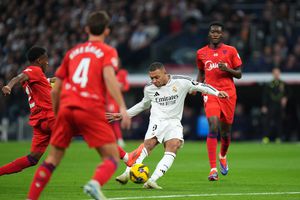 Real Madrid - Sevilla, duel din etapa #18 în La Liga » Kylian Mbappe a deschis scorul pe Bernabeu