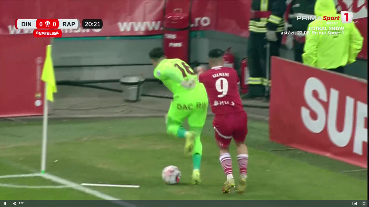 Selmani și Aioani, la un pas de bătaie în Dinamo - Rapid