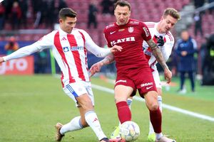 CFR Cluj - Oțelul, în etapa 21, se joacă ACUM » Ardelenii din nou în avantaj