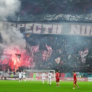 Derby-ul Dinamo - Rapid a însemnat și o bătălie între galeriile celor două rivale / foto: Cristi Preda (GSP)