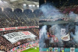 Dinamo - Rapid, derby în teren, derby în tribune » 4 scenografii impresionante afișate de galerii