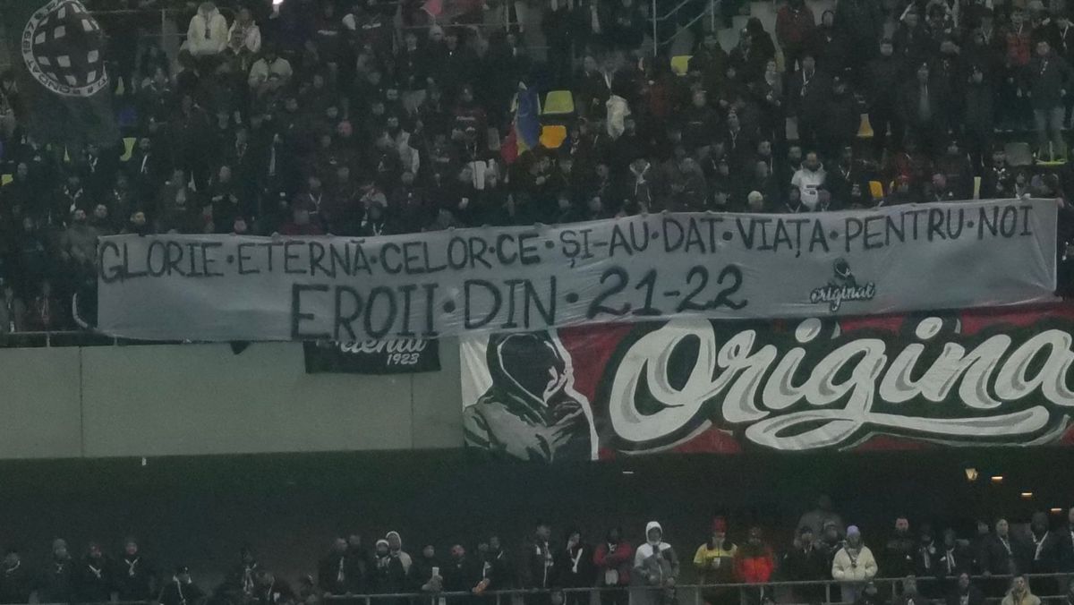 Scenografii la derby-ul Dinamo - Rapid