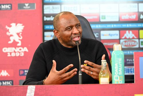 Patrick Vieira, conferinta de presa la Genoa, foto: Imago