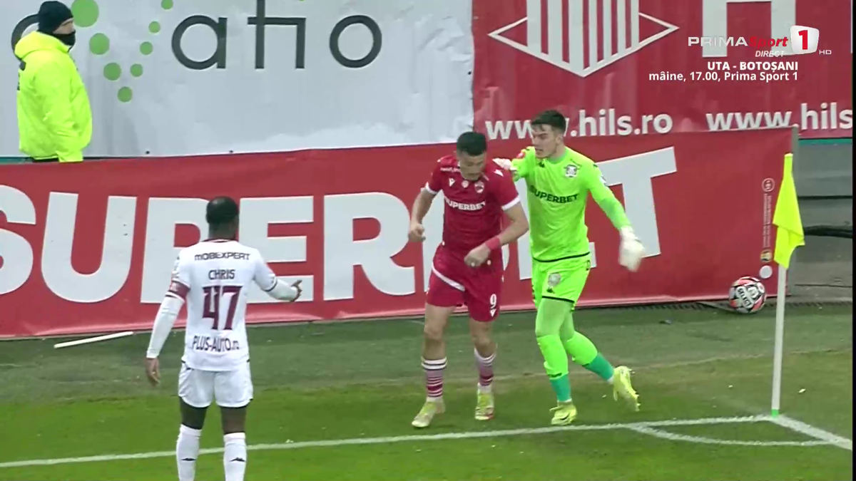 Selmani și Aioani, la un pas de bătaie în Dinamo - Rapid