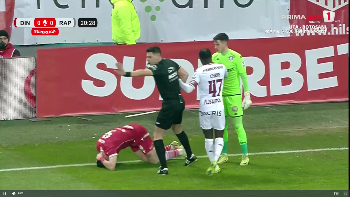 Selmani și Aioani, la un pas de bătaie în Dinamo - Rapid