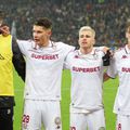 Rapidiștii, după eșecul cu FCSB // FOTO: GSP.ro