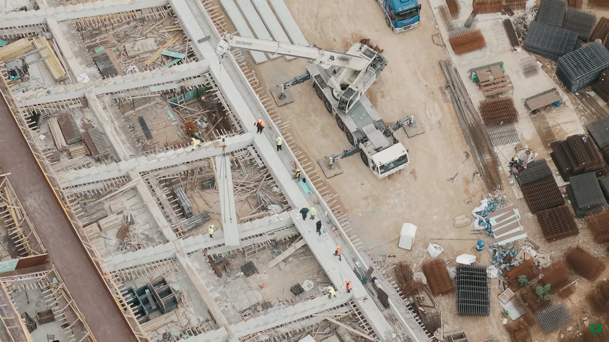Imagini de la lucrările noului stadion al lui Panathinaikos