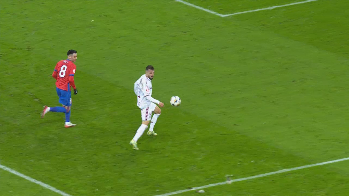 Rapid a cerut penalty în prelungirile derby-ului cu FCSB