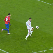 Rapid a cerut penalty în prelungirile derby-ului cu FCSB // FOTO: captură Orange Sport