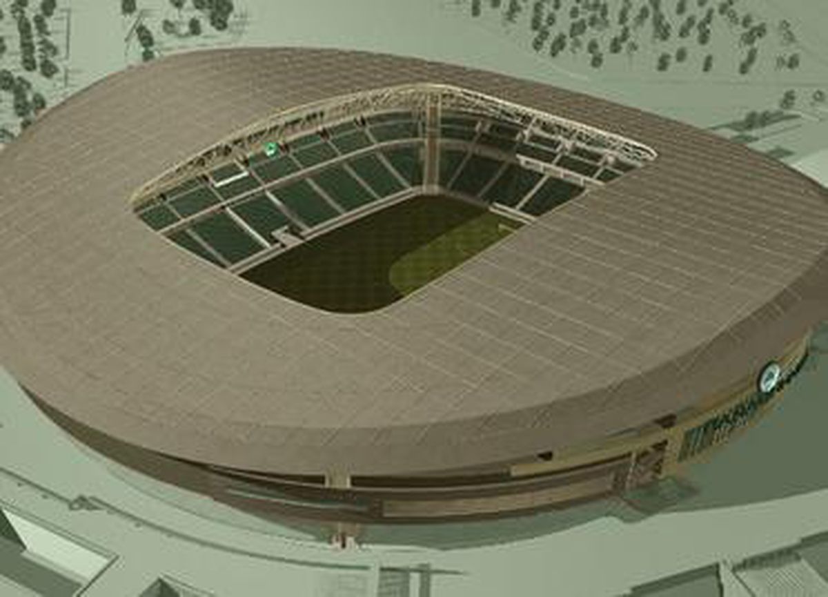 Imagini de la lucrările noului stadion al lui Panathinaikos