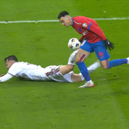 Rapid a cerut penalty în prelungirile derby-ului cu FCSB // FOTO: captură Orange Sport