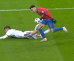 Rapid a cerut penalty în prelungirile derby-ului cu FCSB // FOTO: captură Orange Sport
