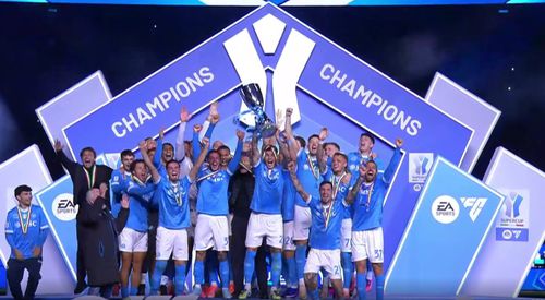 Napoli a câștigat pentru a treia oară Supercupa Italiei, după 2-0 în finala cu Bologna de la Riad