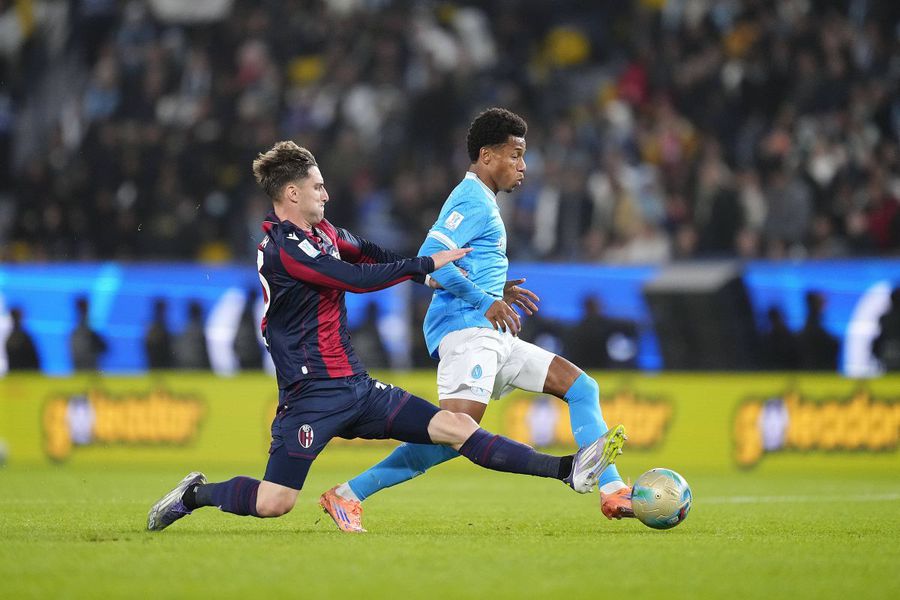 Napoli este noua supercampioană! » Super David Neres a răpus-o în finală pe Bologna, cu o „doppietta”, la Riad