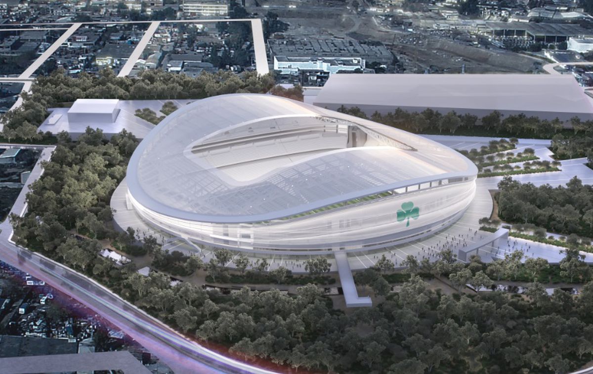 Imagini de la lucrările noului stadion al lui Panathinaikos