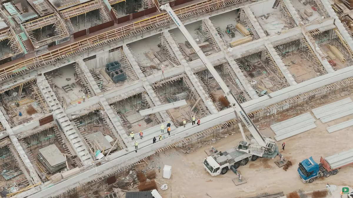 Imagini de la lucrările noului stadion al lui Panathinaikos