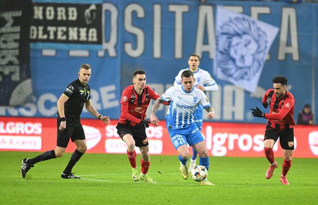 Universitatea Craiova a dat de pământ cu Csikszereda: cinci goluri, unul anulat și o eliminare » Craiova este „campioana de iarnă”