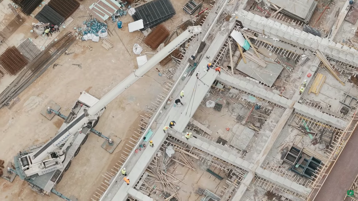 Imagini de la lucrările noului stadion al lui Panathinaikos