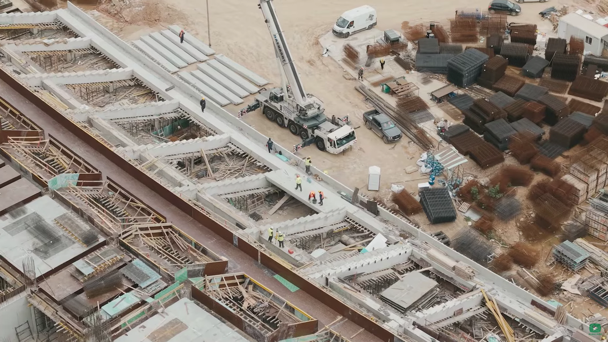 Imagini de la lucrările noului stadion al lui Panathinaikos