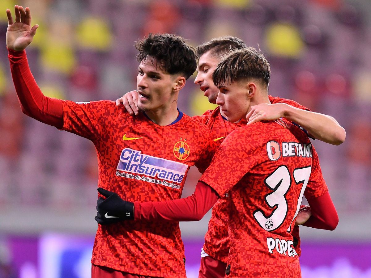 FCSB - FC VOLUNTARI 2-1. VIDEO Dennis Man și Florin Tănase, din nou protagoniști! Clasamentul ACUM