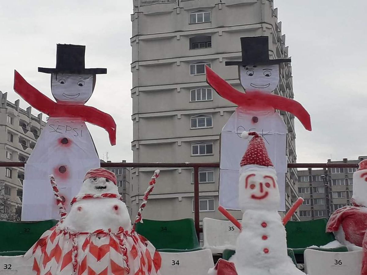 Oameni de zăpadă Sepsi - Astra