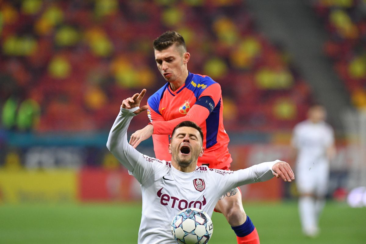 FCSB - CFR Cluj 3-3. Derby veritabil pe Arena Națională » Iulian Cristea aduce egalarea la ultima fază! Clasamentul ACUM
