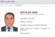 Ioan Neculaie, dat în urmărire generală! Fostul patron de la FC Brașov, de negăsit după condamnare la închisoare cu executare