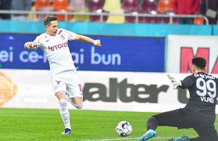 FCSB - CFR Cluj. Ciprian Deac, gest inexplicabil, imediat după golul lui Octavian Popescu!