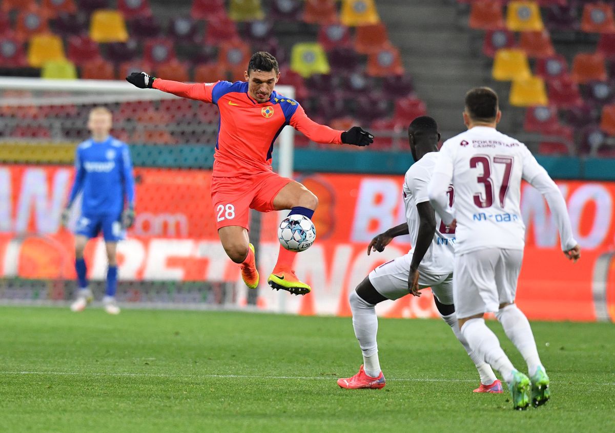 Jucătorul lui FCSB, „taxat” după meciul cu CFR Cluj: „E fotbalist de mijlocul clasamentului. Și sunt blând!”