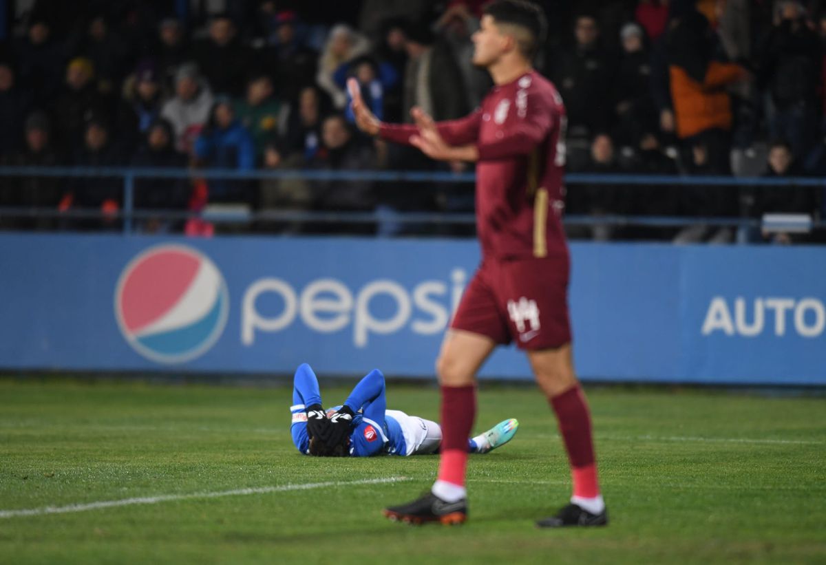 Ermal Krasniqi, pariul lui Petrescu, gol la debutul pentru CFR Cluj » Combinație superbă cu Yeboah și finalizare cu „sânge rece”